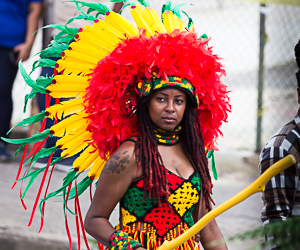 Carnival Parade - Pretty Mas, Port of Spain, Trinidad
