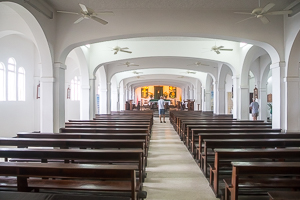 Mount Saint Benedict - interior, Trinidad.